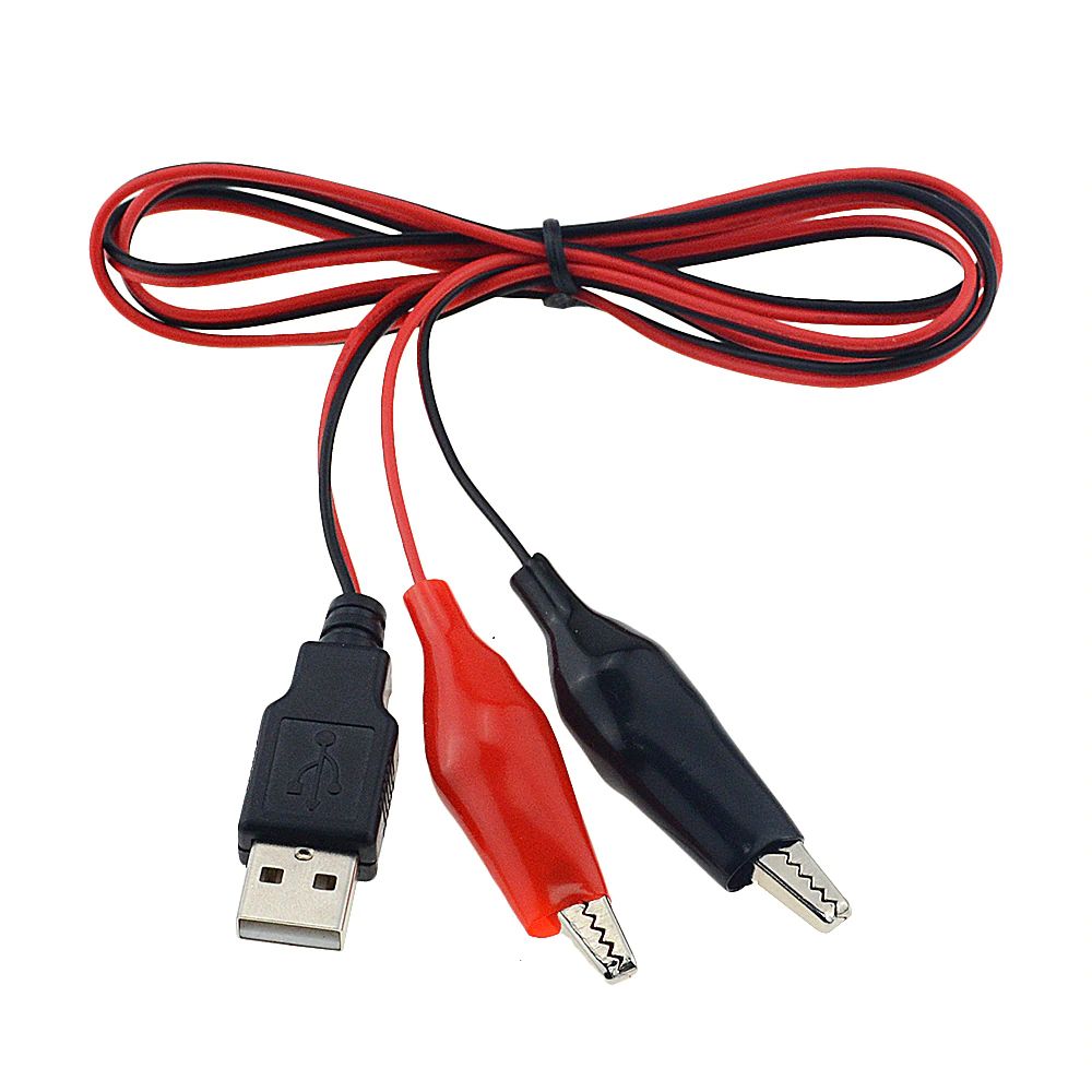 USB-A naar krokodillenklemmen 35mm rood-zwart 50cm kabel 03